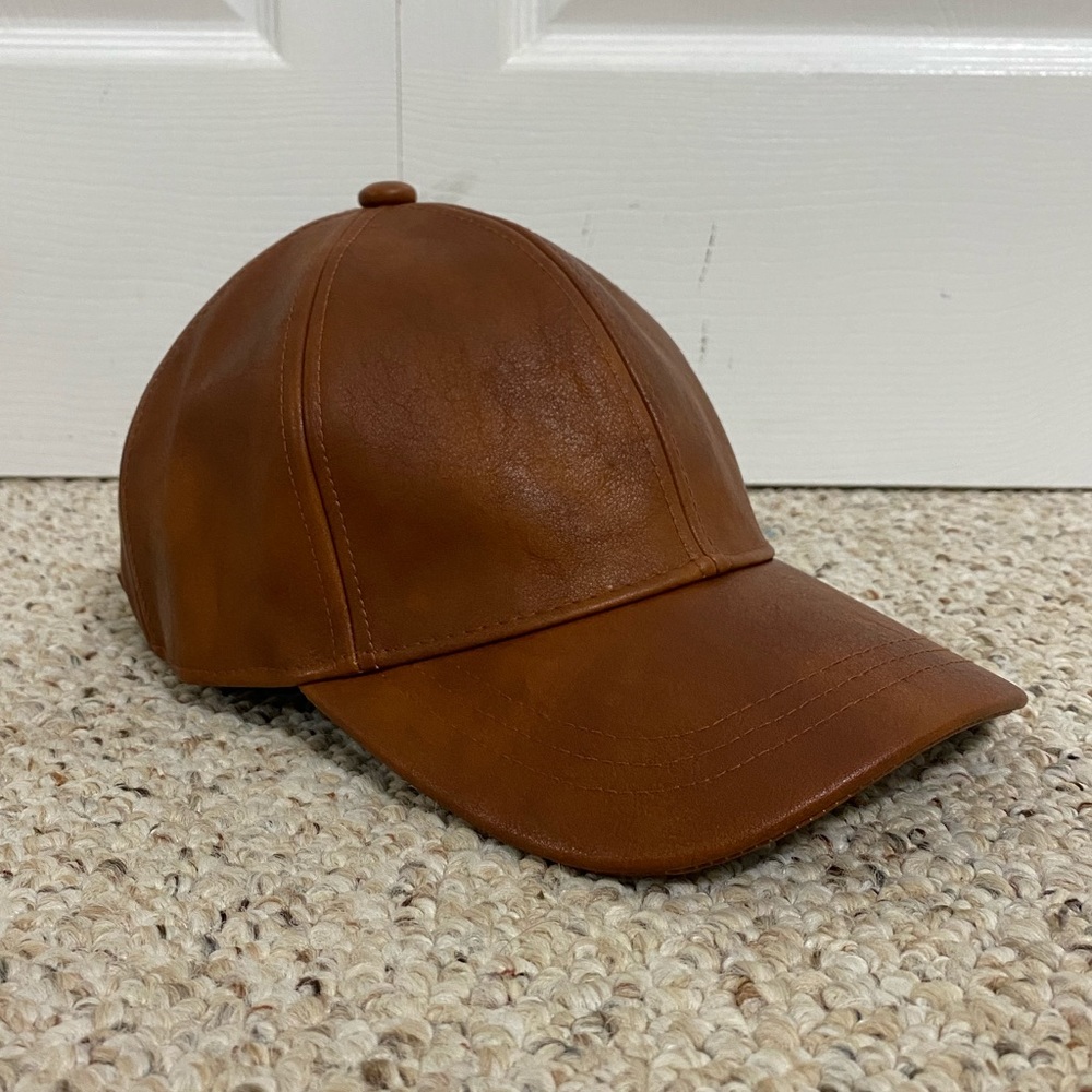 Leather hat